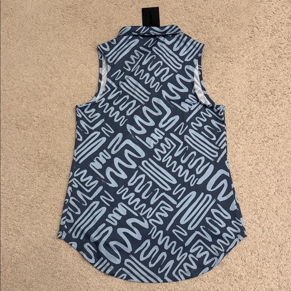 Bad Birdie Mazed & Confused Sleeveless Performance Polo - M - Picture 6 of 7